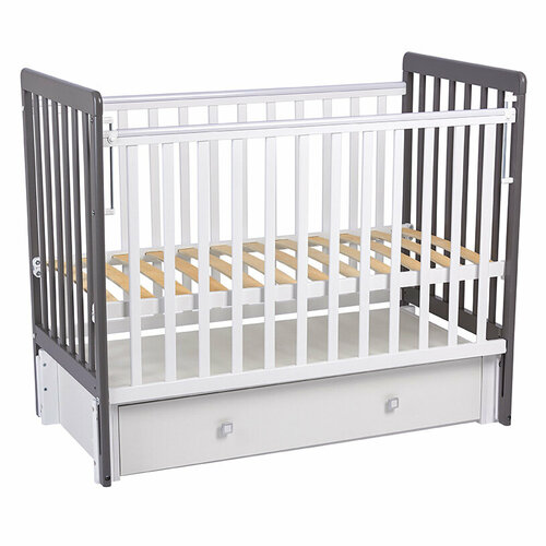 Кровать детская Фея 328-01 белый-графит 26590₽