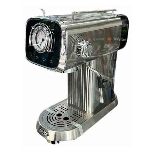 Профессиональная кофемашина рожковая для приготовления кофе серебристый 1730000₽