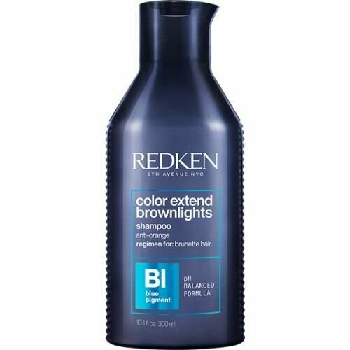Redken Шамунь для волос с синим пигментом Extend Browlights 300мл шампуни redken тонирующий шампунь color extend brownlights