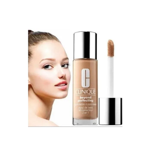 Clinique Тональная основа + консилер 2 в 1 Beyond Perfecting 62 ivory makeover traceless perfecting foundation жидкий консилер nude 5 мл