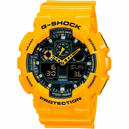 фото Наручные часы casio, желтый