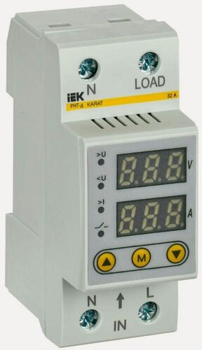 Изображение товара Реле напряжения и тока РНТ-д 1ф 36мм 32А IEK IVC21-1-32