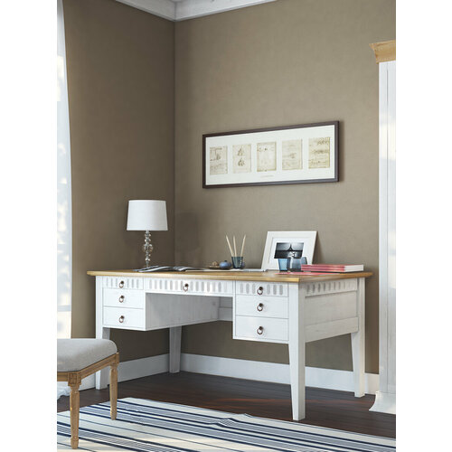 Стол письменный Хельсинки 07 белый воскантик 28414₽