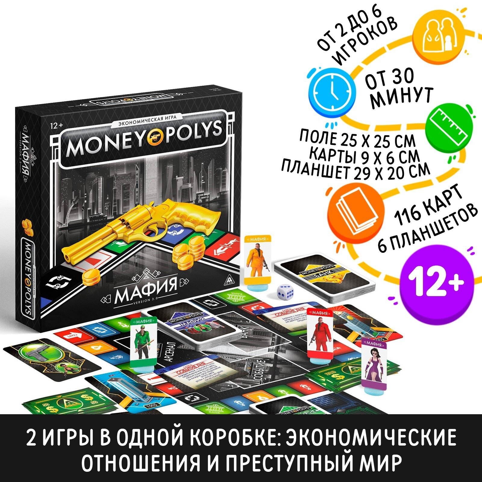 Экономическая игра "Money Polys. Мафия"