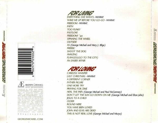 Компакт-диски, Aegean, GEORGE MICHAEL - Twenty Five (2CD) Медиа - фото №19