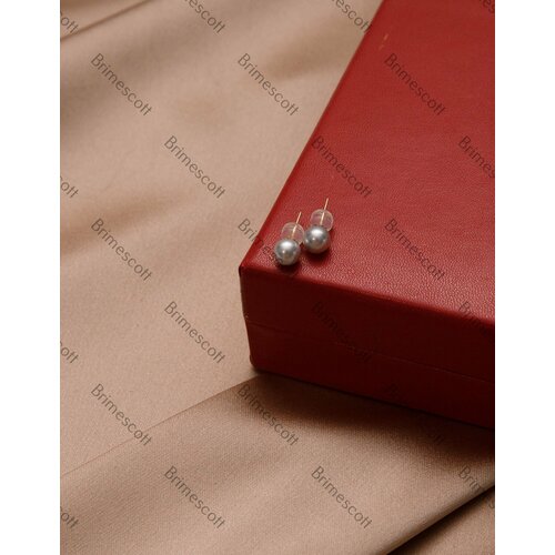 Серьги , жемчуг культивированный, золотой, белый