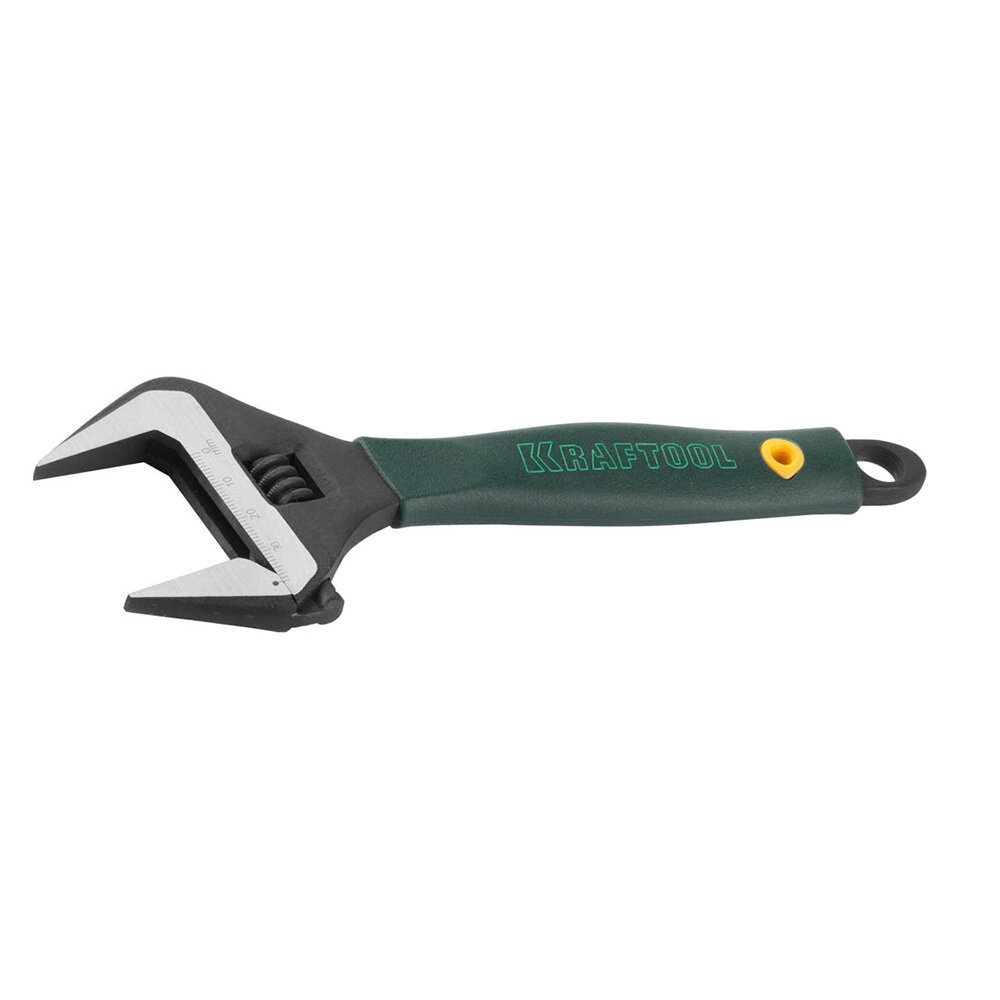 Ключ разводной с тонкими губками Kraftool Professional 200 мм с двухкомпонентной рукояткой