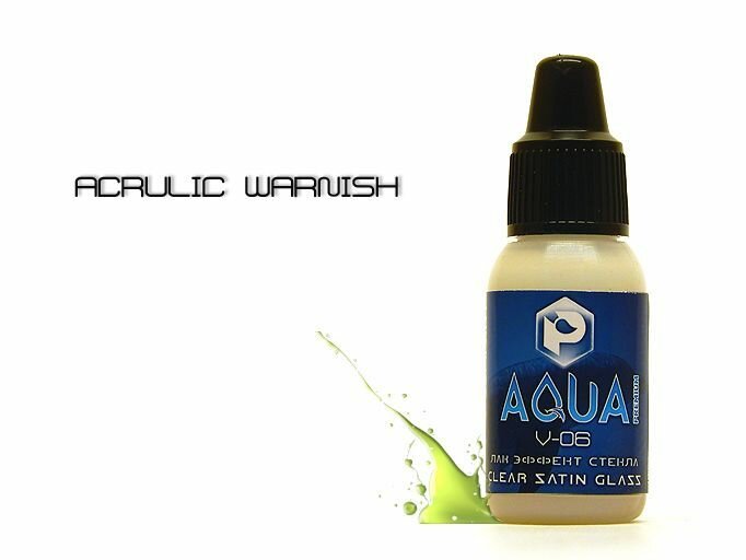 фото Pacific88 Акриловый лак Эффект стекла AQUA, 10 мл