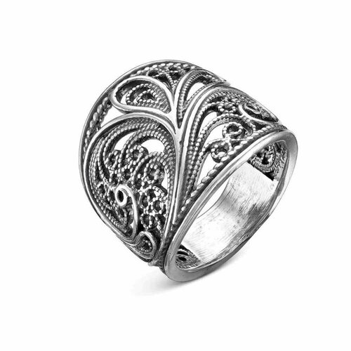 Кольцо Красная Пресня, серебро, 925 проба, размер 21 amberholl изящное серебряное кольцо эйфория с миниатюрными янтарными и марказитовыми вставками