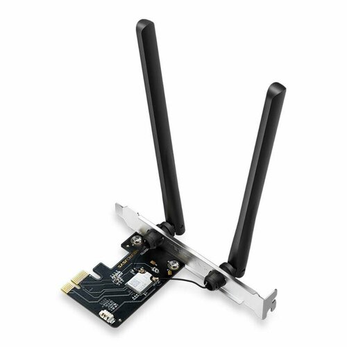 Wi-Fi 6E Bluetooth PCI Адаптер Mercusys MA86XE адаптер usb2 0 wireless adapter dongle 150m wi fi с антеной
