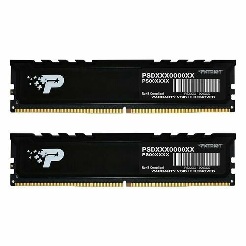 Оперативная память Patriot Signature Premium PSP532G4800KH1 DDR5 - 2x 16ГБ 4800МГц, DIMM, Ret