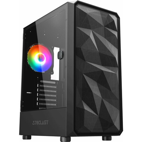 ПК Teclast G01 i3 12100F 33 16Gb SSD512Gb RTX3050 6Gb Windows 11 Home GbitEth 500W черный G01 12100F16G5123050KRU 8221400₽