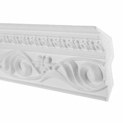 Плинтус потолочный полистирол Format 09007 KD белый 61х70х2000 мм 1126₽