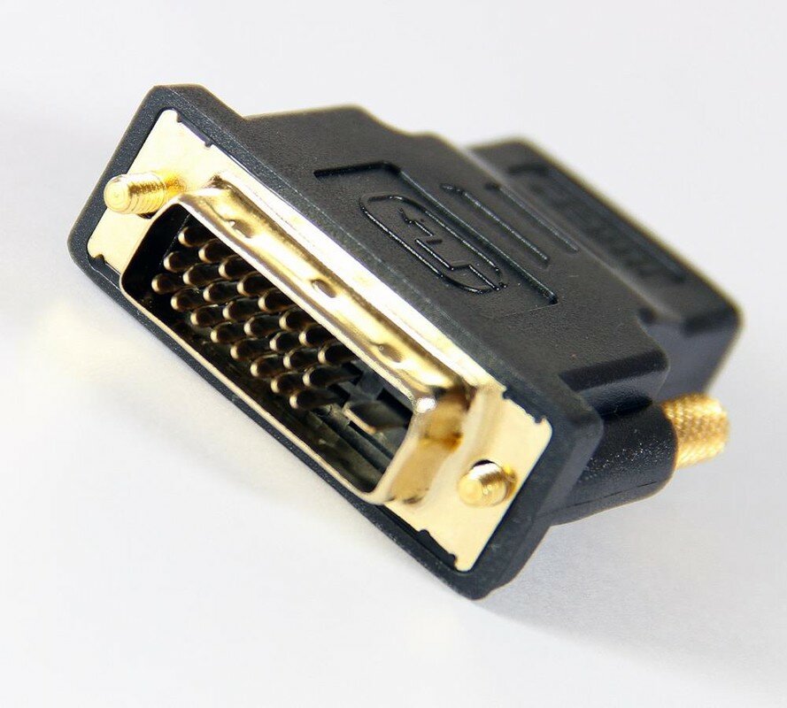 Переходник Aopen HDMI-DVI-D позолоченные контакты ACA312 - фото №17