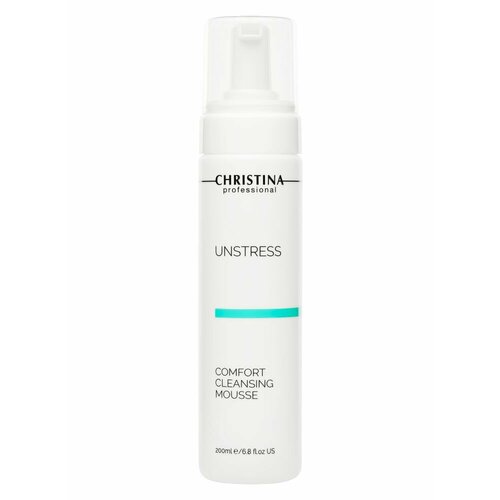 CHRISTINA Очищающий мусс-комфорт Unstress Comfort Cleansing Mousse christina очищающий мусс комфорт 200 мл christina unstress