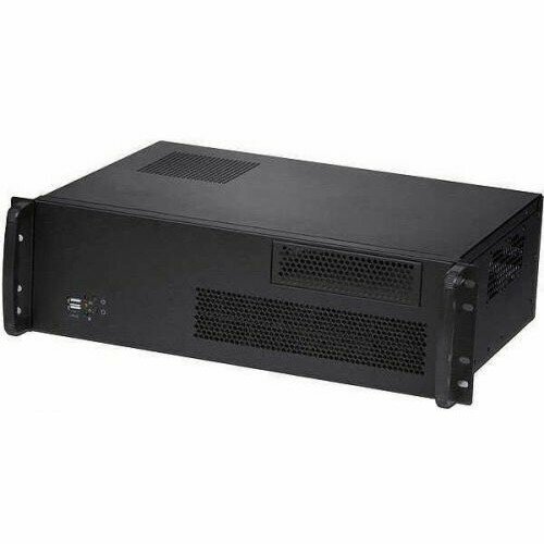 Procase Корпус RU330-B-0 Корпус 3U rear front-access server case, черный, без блока питания, глубина 300мм, MB 12x9.6 RU330-B-0