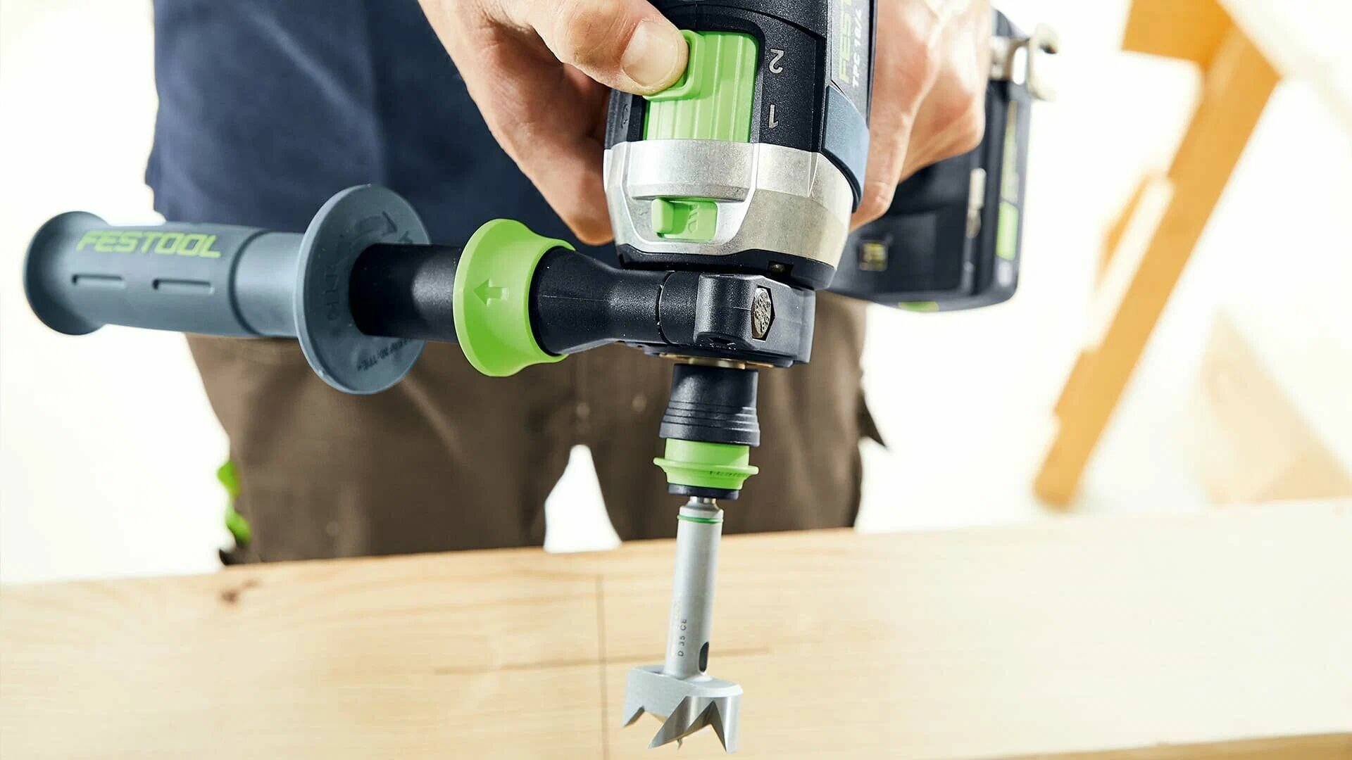 Аккумуляторная ударная дрель-шуруповёрт FESTOOL QUADRIVE TPC 18/4 I-Basic 575604 — фото 1