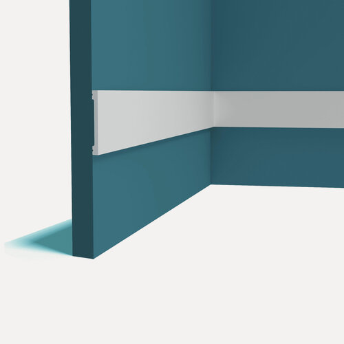 Изображение товара Молдинг настенный Перфект Plus P163, под покраску, ударопрочный полимер, влагостойкий, 1 шт