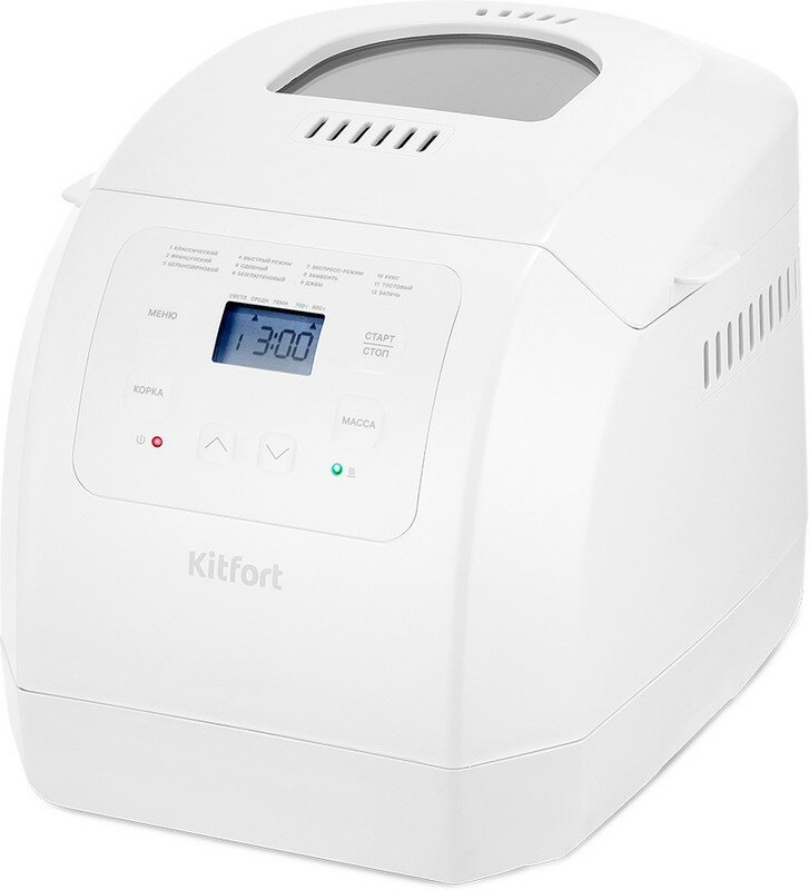 фото Хлебопечь Kitfort КТ-312 550Вт белый