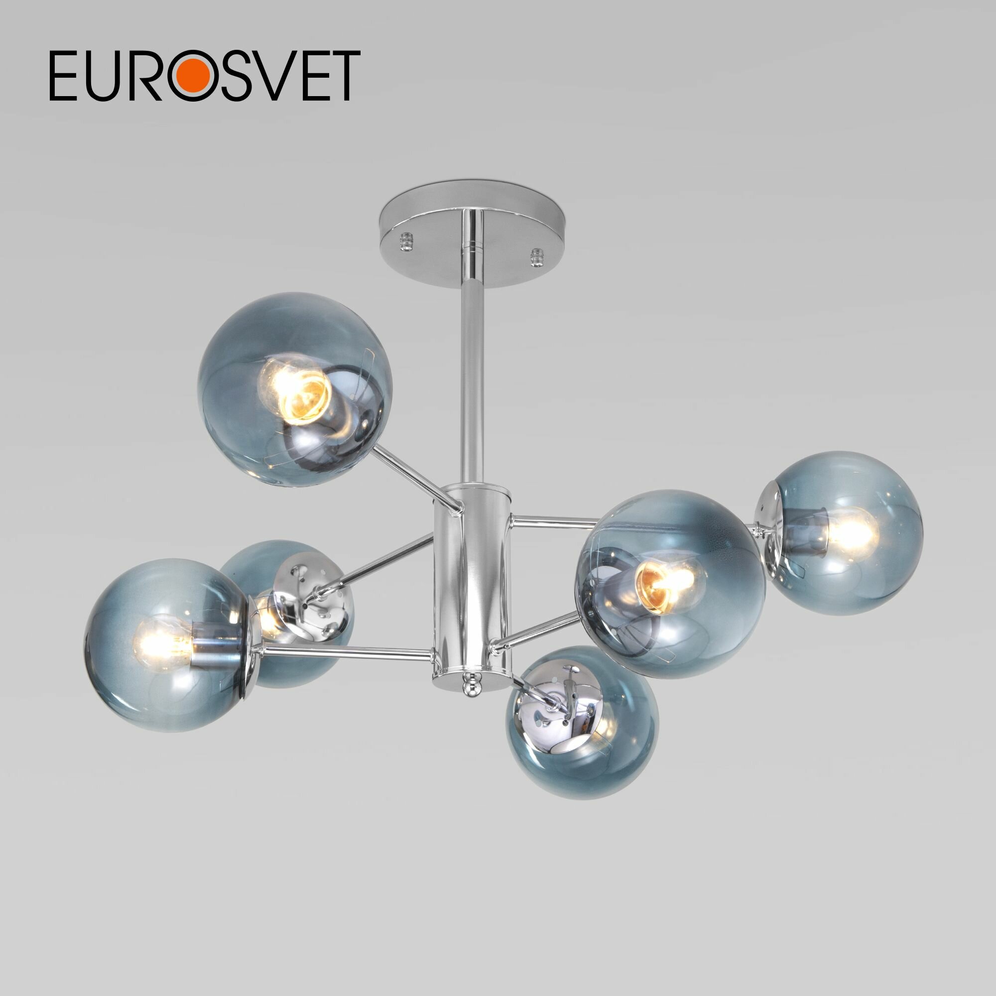 Люстра / Потолочный светильник Eurosvet Ascot 30166/6 хром IP20