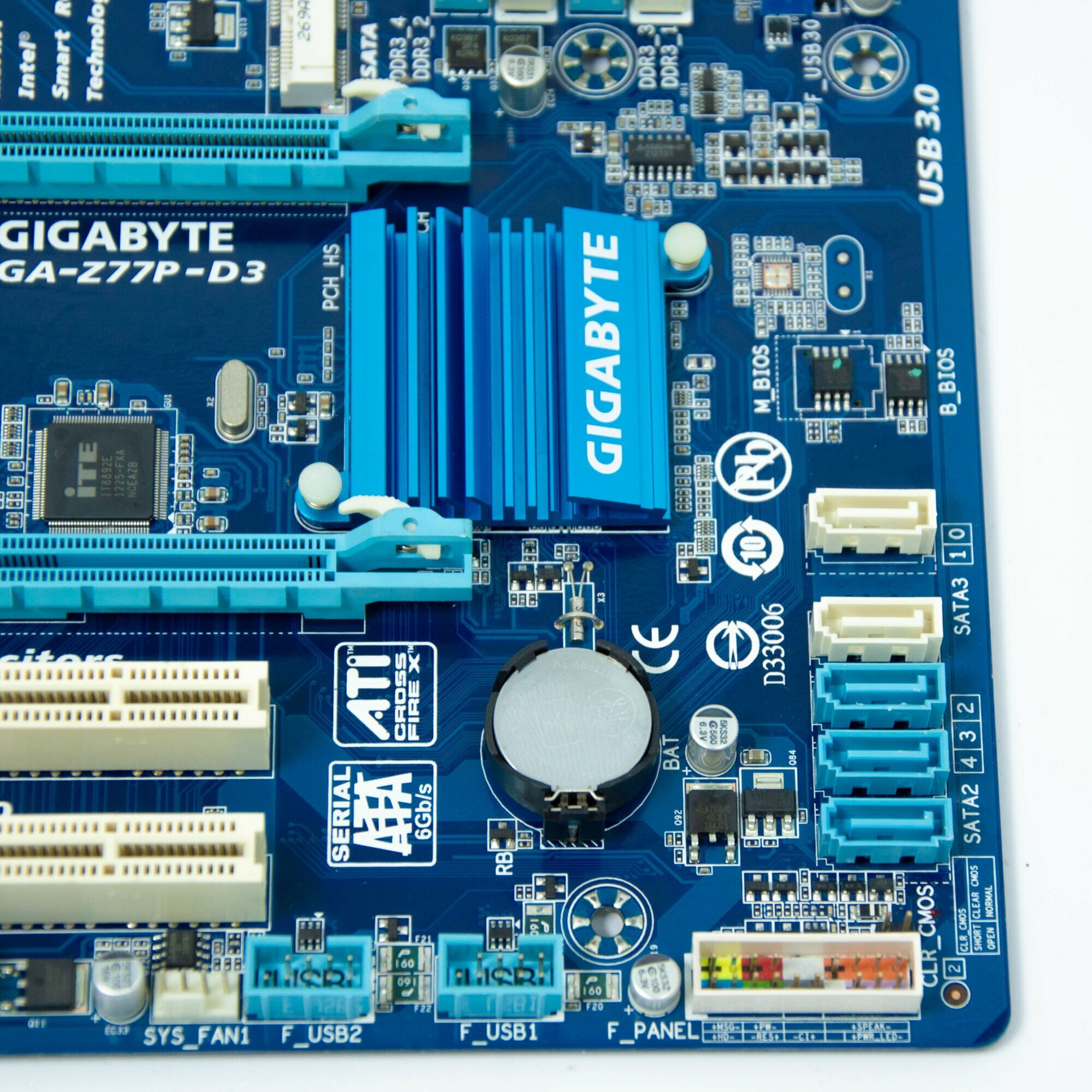 Материнская плата Gigabyte GA-Z77P-D3 LGA1155 DDR3 ATX