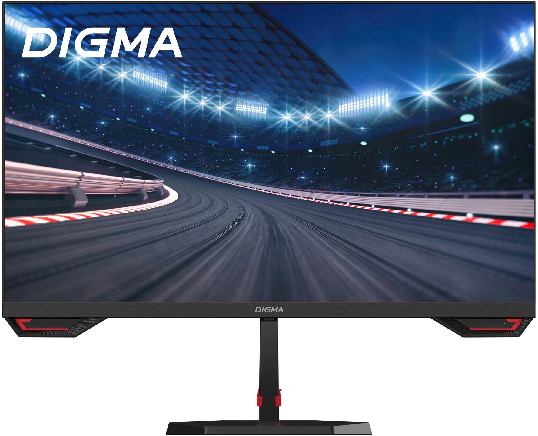 Монитор Digma 23.8" Gaming Overdrive 24P511F черный IPS LED 2ms 16:9 HDMI M/M матовая 250cd 178гр/178гр 1920x1080 180Hz G-Sync DP FHD 2.9кг