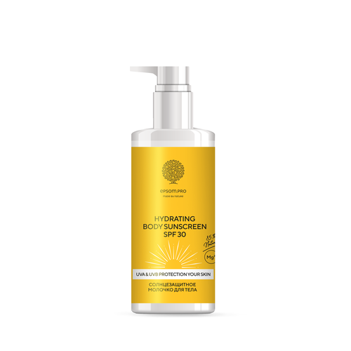 фото Солнцезащитное молочко для тела spf 30 с магнием 150 мл epsom.pro