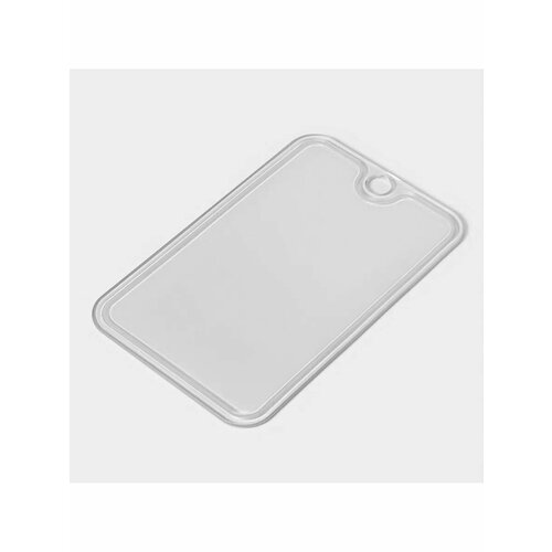 Доска разделочная 21х33см, прозрачный