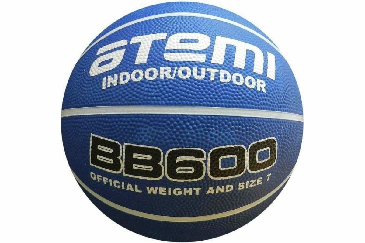 ATEMI Мяч баскетбольный , р. 7, резина, 8 панелей, BB600 00000101413