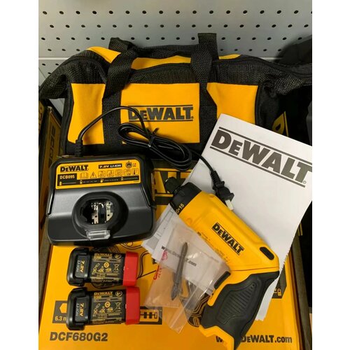 Аккумуляторная отвертка винтоверт DEWALT DCF680G2 72 В 4 Нм 2 АКБ 14990₽