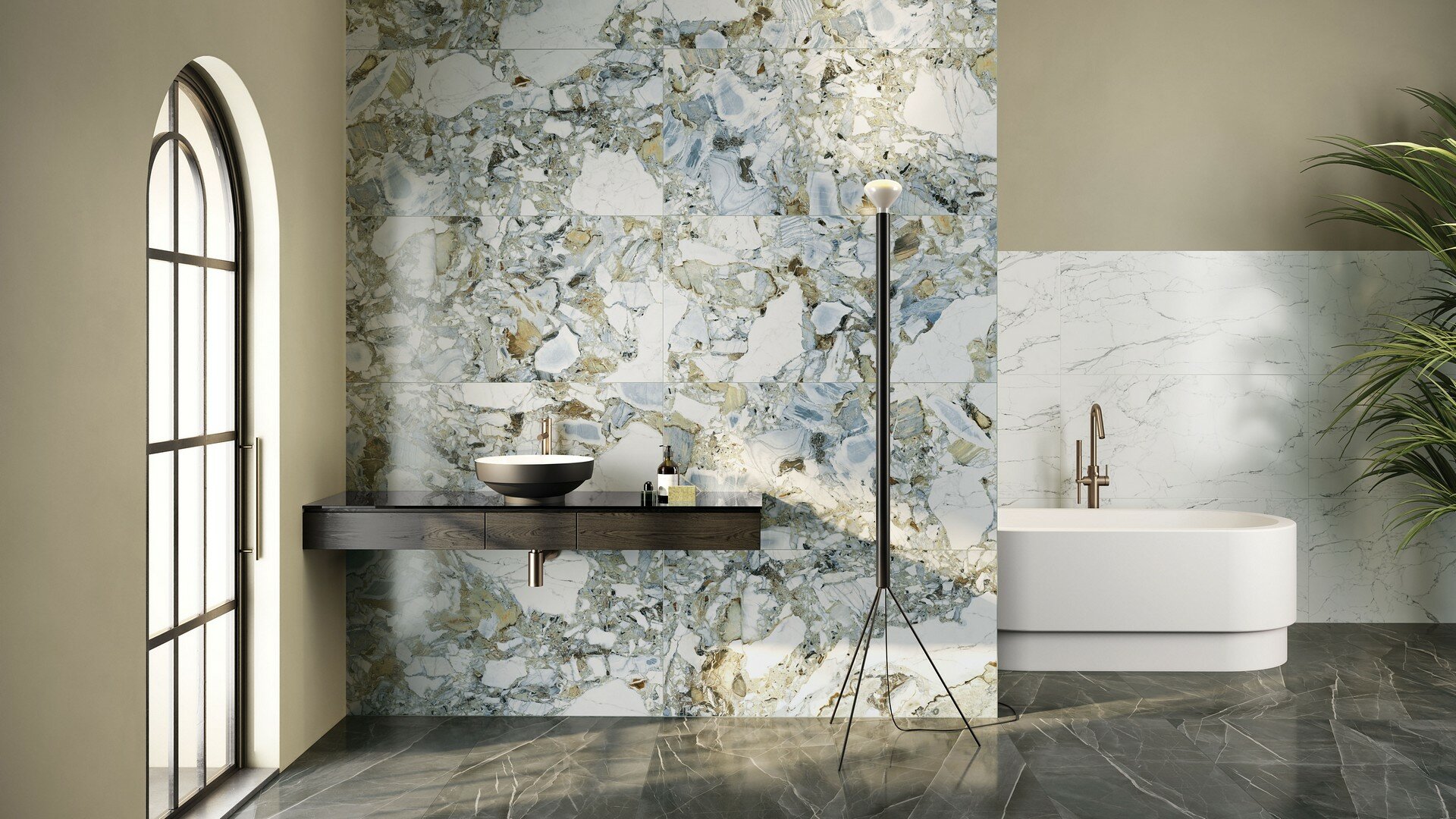 фото Керамогранит Vitra Citymarble Амазония Мультиколор R9 7лпр 60x120 K951846LPR01VTEP