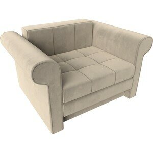 фото Кресло-кровать АртМебель Берли вельвет бежевый