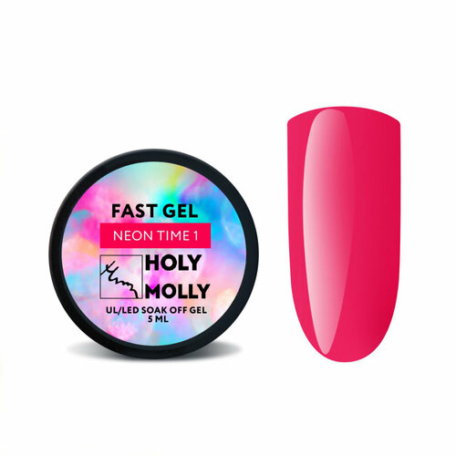 Моделирующий гель Holy Molly Fast Gel Neon Time 01 5 мл 280₽
