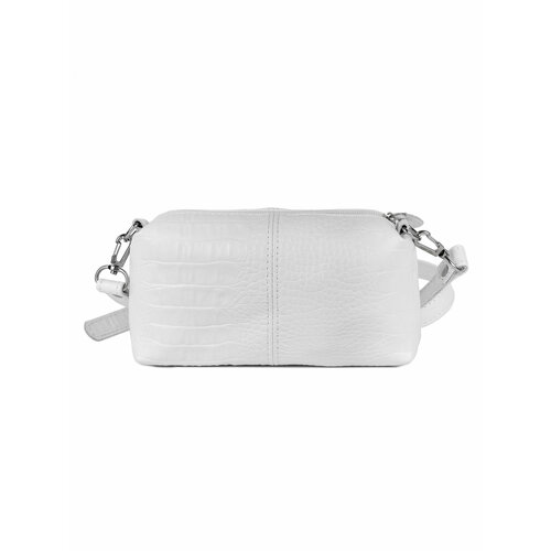 Сумка кросс-боди Ofta, фактура гладкая, белый