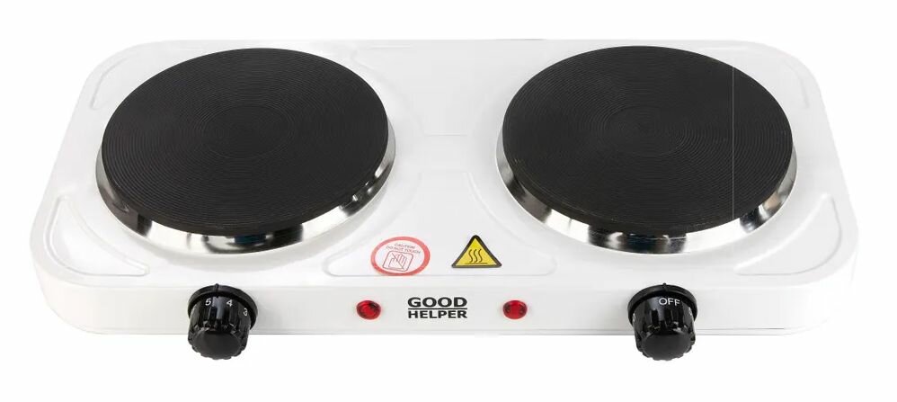 Плитка электрическая настольная 2 конфорки GOODHELPER ES-20P10