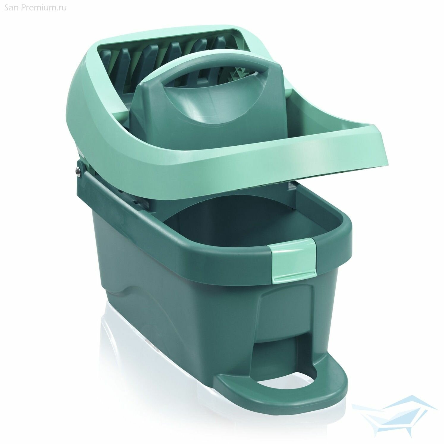 Ведро для мытья полов с отжимом с роликами Leifheit Wiper Cover Press Profi with rolls 55076