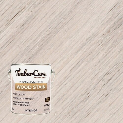 Изображение товара Масло 2 в 1 TimberCare Wood Stain тонирующее, высокой прочности 350081 Скандинавский 2,5л