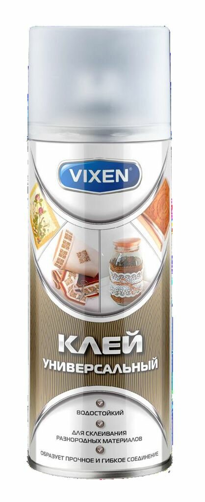 Клей универсальный водостойкий 210 мл спрей VX90014 VIXEN