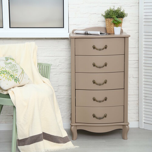 Комод Джульетта узкий 5 ящ мокко 16800₽