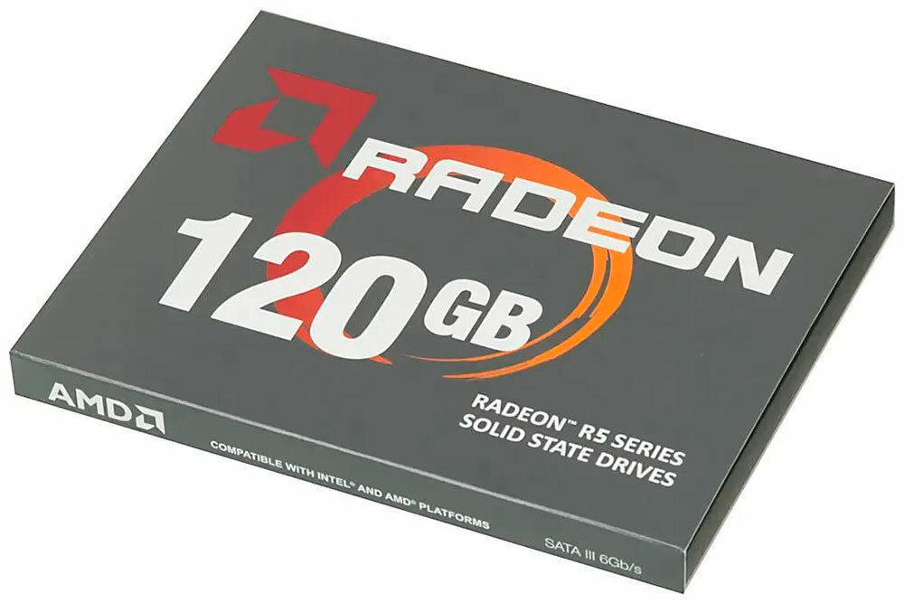 SSD-накопитель AMD SATA III 120Gb Radeon R5 2.5" (R5SL120G) — фото 1