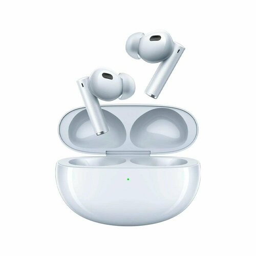 Наушники REALME Buds Air 6 Pro, Bluetooth, внутриканальные, снежный белый, серебристый