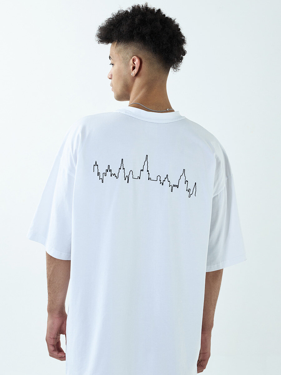 Футболка LUGANG, размер L, белый, — фото 1