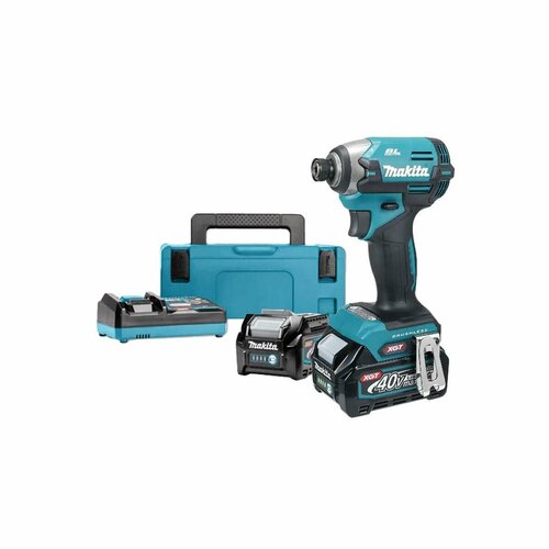 Аккумуляторный ударный шуруповерт Makita TD003GA201 210Нм 40В 2акк 40в 4Ач и ЗУ 59986₽