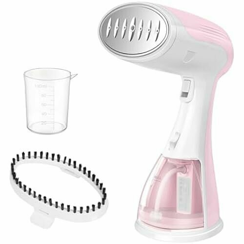 Паровой выпрямитель мини-паровой утюг портативный отпариватель дорожный утюг mini-light быстрый нагрев 15 с резервуар для воды 300 мл 1500 Вт компактный подвесной мини-утюг для дома - розовый 1275500₽