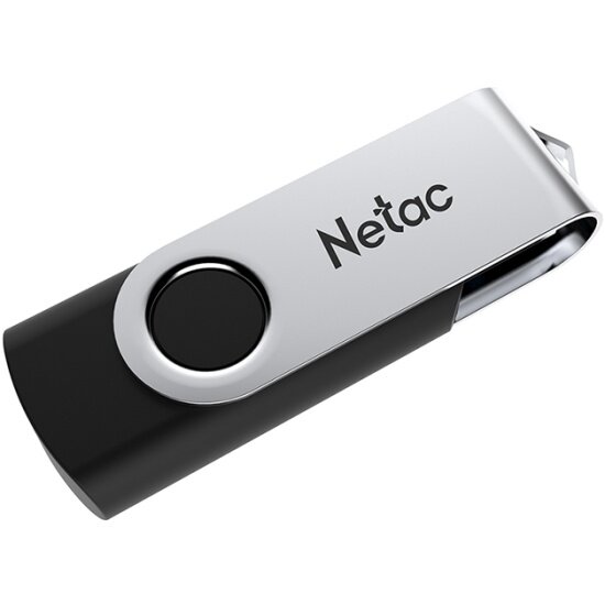 Флешка 128Gb Netac U505 black/silver USB 3.0 (NT03U505N-128G-30BK) — фото 1