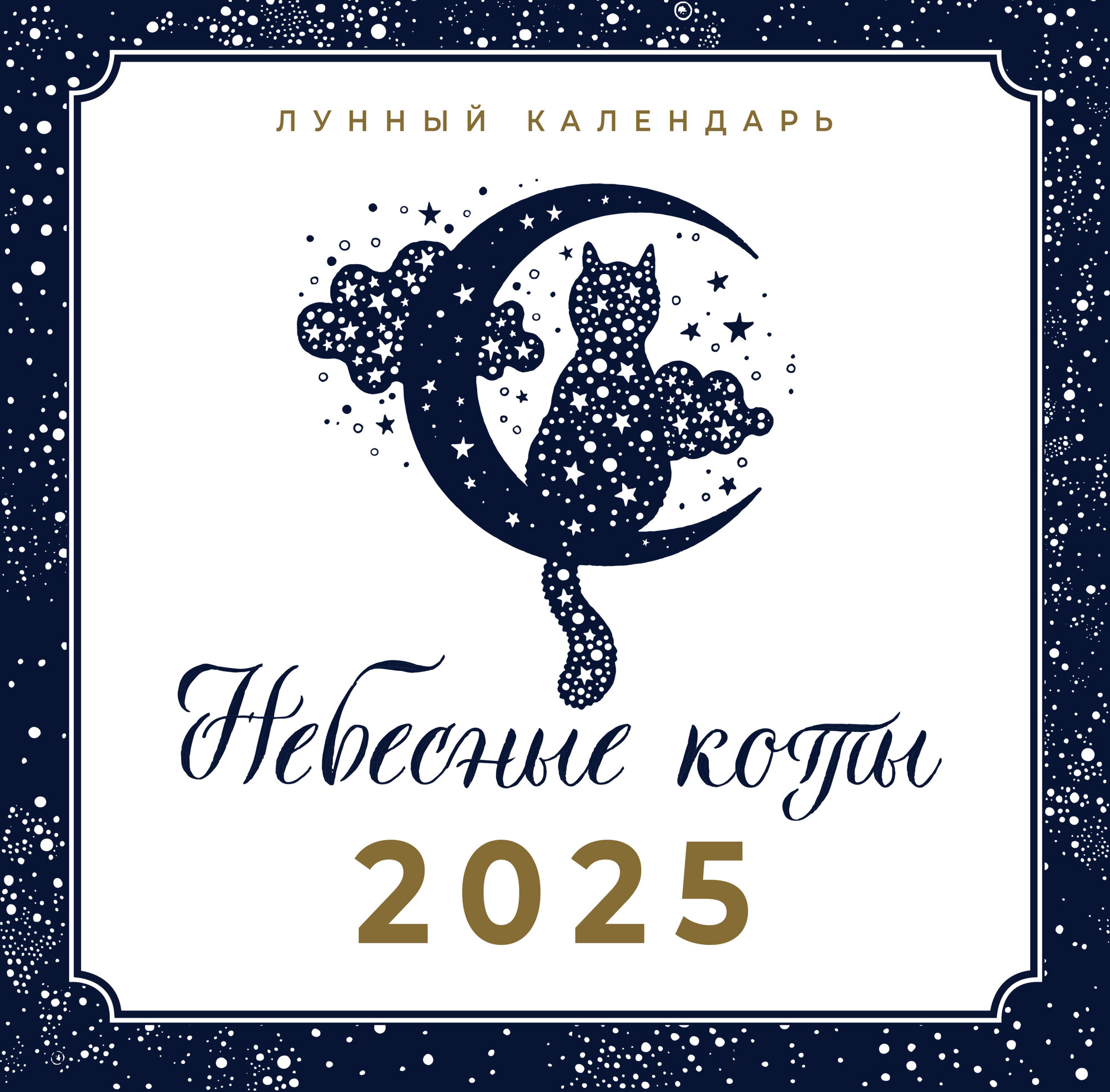 Небесные коты. Лунный календарь на 2025 год .