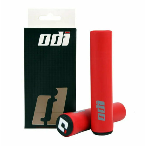 Грипсы из силикона ODI, красные 130 мм