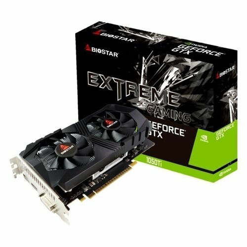 Видеокарта BIOSTAR NVIDIA GTX 1050 Ti 1291 4096 7008 128 RTL [VN1055TF41] - фото №1