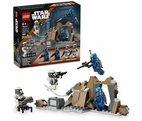 Конструктор LEGO 75373 Star Wars Боевой набор «Засада на Мандалоре» (Lego 75373)