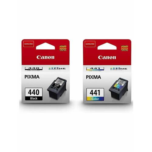 PG-440 (Bk) и CL-441 (Color) Набор картриджей CANON оригинальный